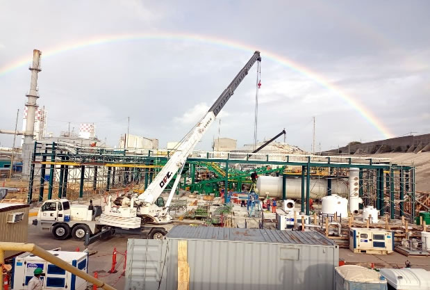 Alcance Estructural, Mecánico, de Tuberías y Eléctrico del Proyecto Sulfur Melter