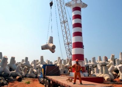 Reconstrucción del Morro y Cuerpo de la Escollera Este en Villa Allende, Veracruz