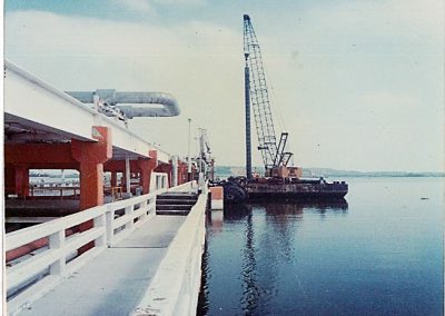 Construcción del muelle en “T” para atraque de dique flotante, en Coatzacoalcos, Ver.