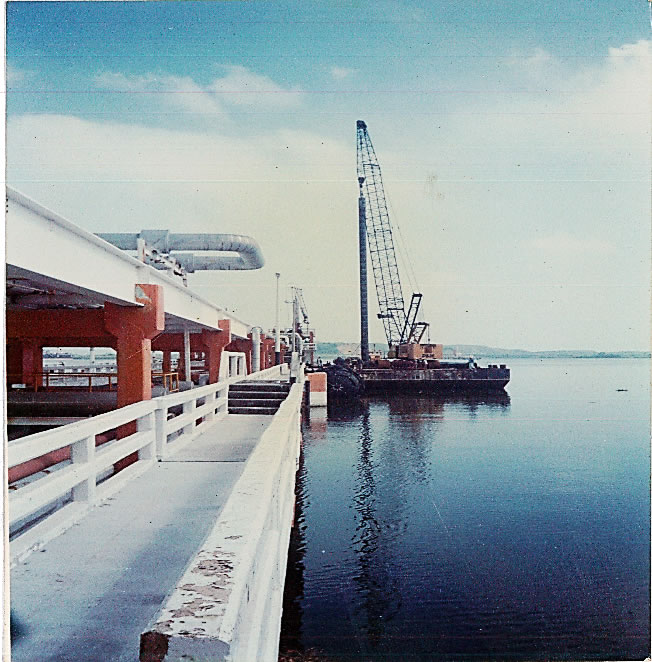 Construcción del muelle en “T” para atraque de dique flotante, en Coatzacoalcos, Ver.