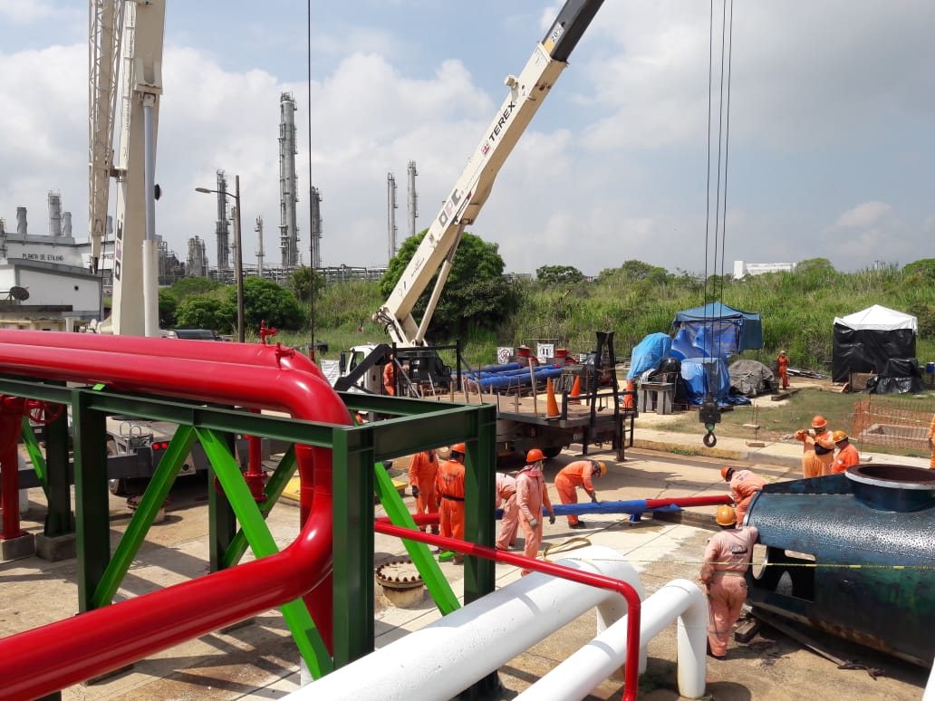 Sistema contra incendio industrial