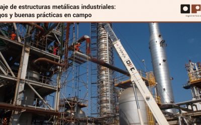 Montaje de estructuras metálicas industriales: Riesgos y buenas prácticas en campo